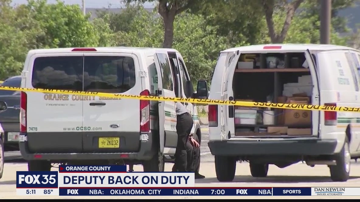 Orange County deputy back on duty